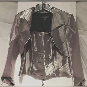 WOMENS JACKET & SPAGETTI STRING CAMI SET  --  FORMAL / EVENING WEAR